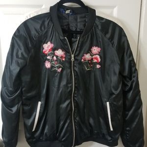 Ladies Bomber Jacket Large Vintage